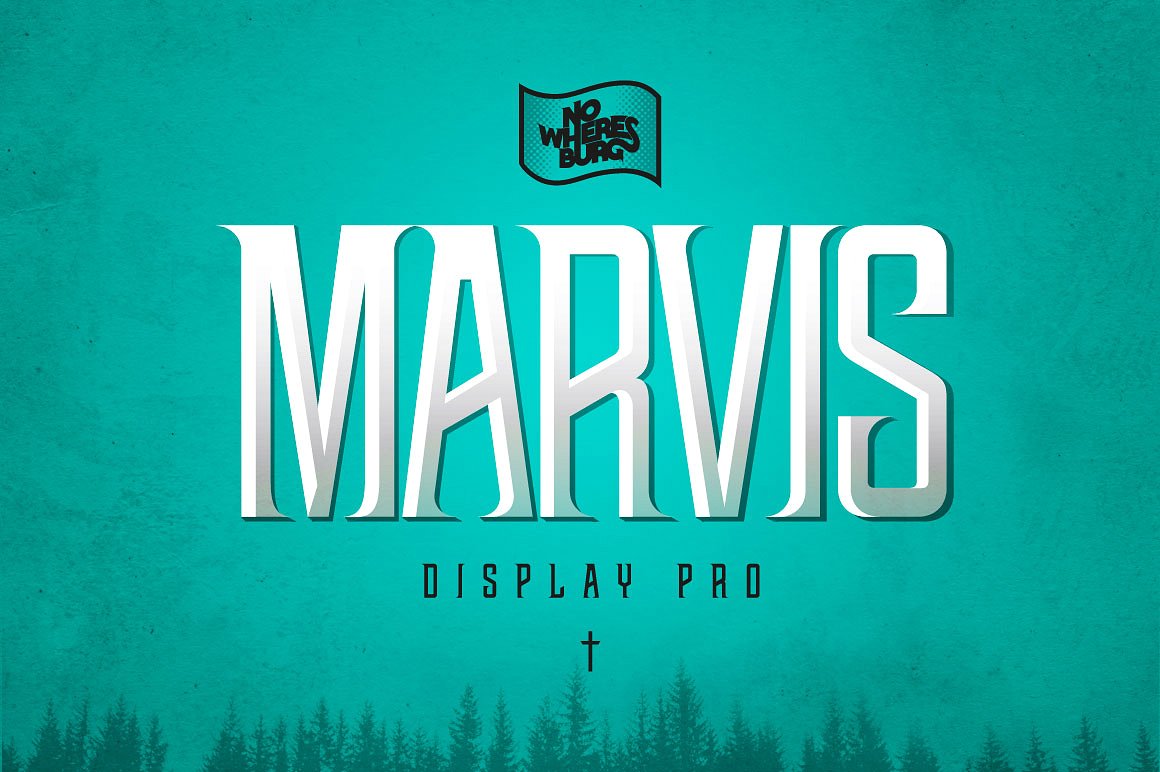 Ejemplo de fuente NWB Marvis Display Pro Regular