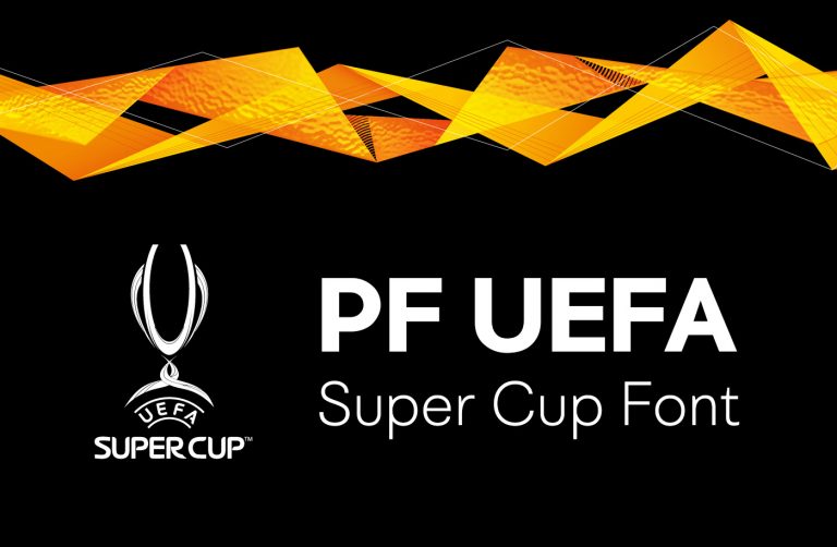 Ejemplo de fuente UEFA Supercup Bold