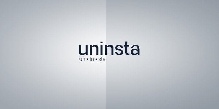 Ejemplo de fuente Uninsta ExtraBold Italic