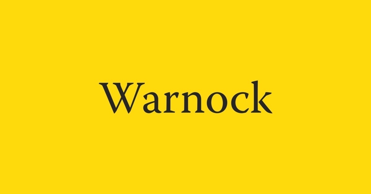 Ejemplo de fuente Warnock Pro Semibold Caption