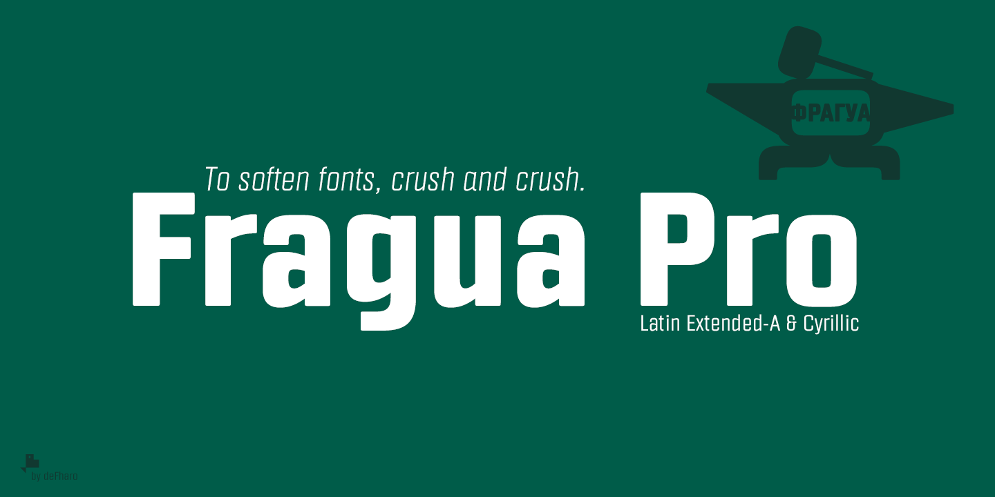 Ejemplo de fuente Fragua Pro Medium Italic
