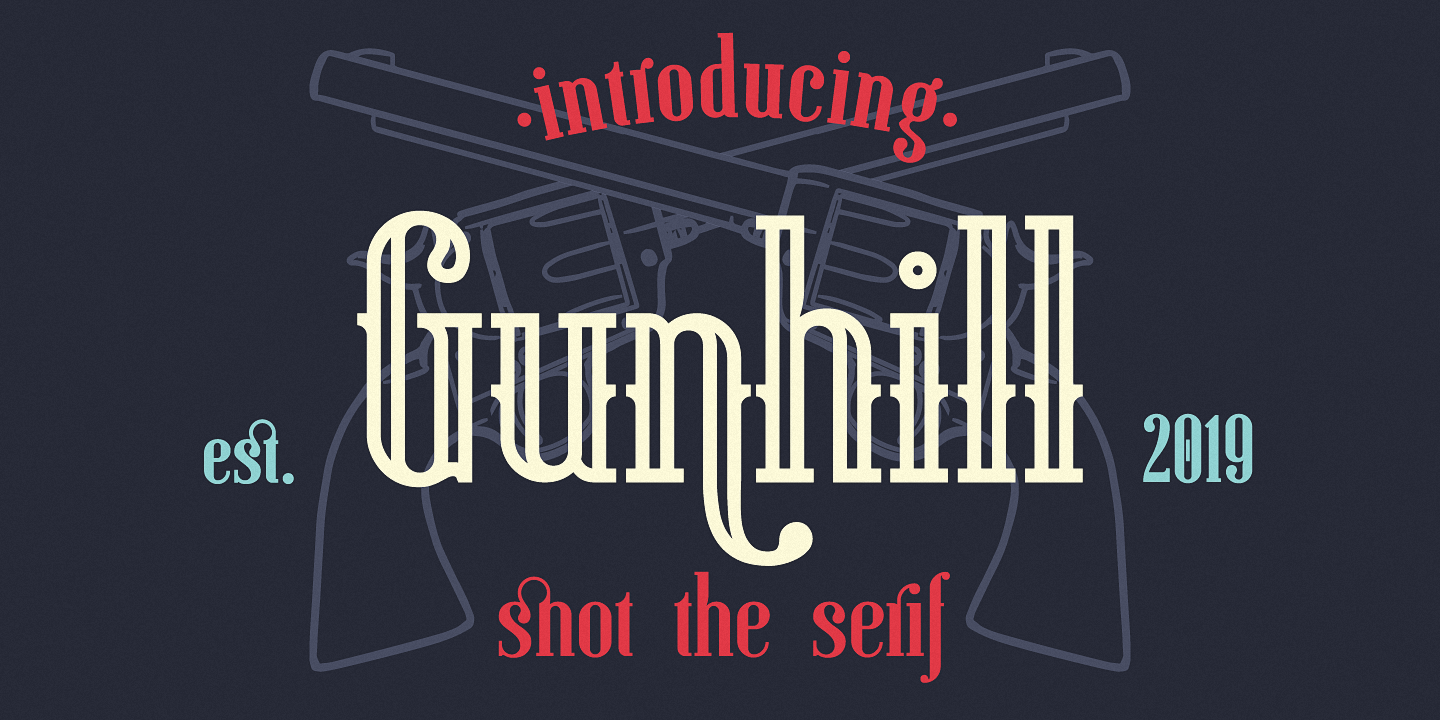 Ejemplo de fuente Gunhill