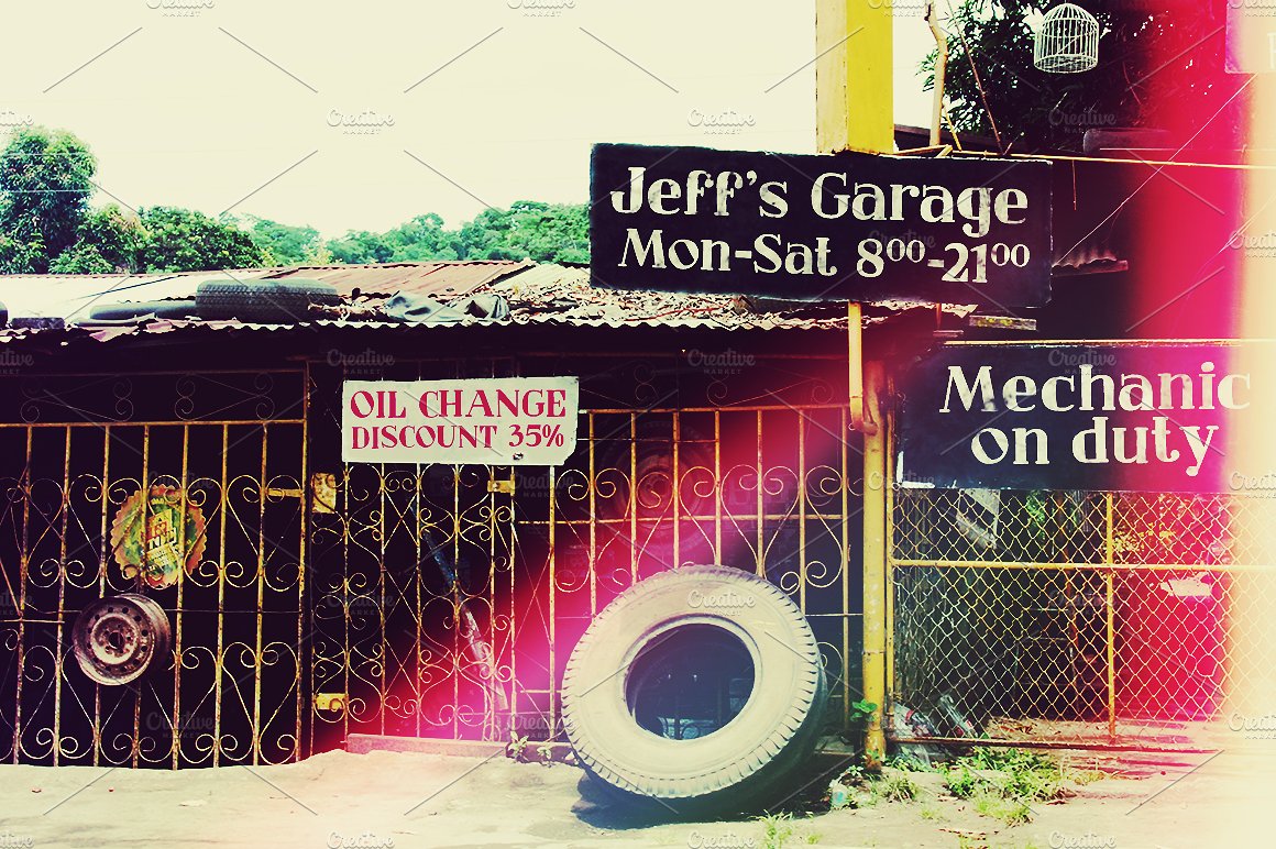 Ejemplo de fuente Jeff's Garage Regular