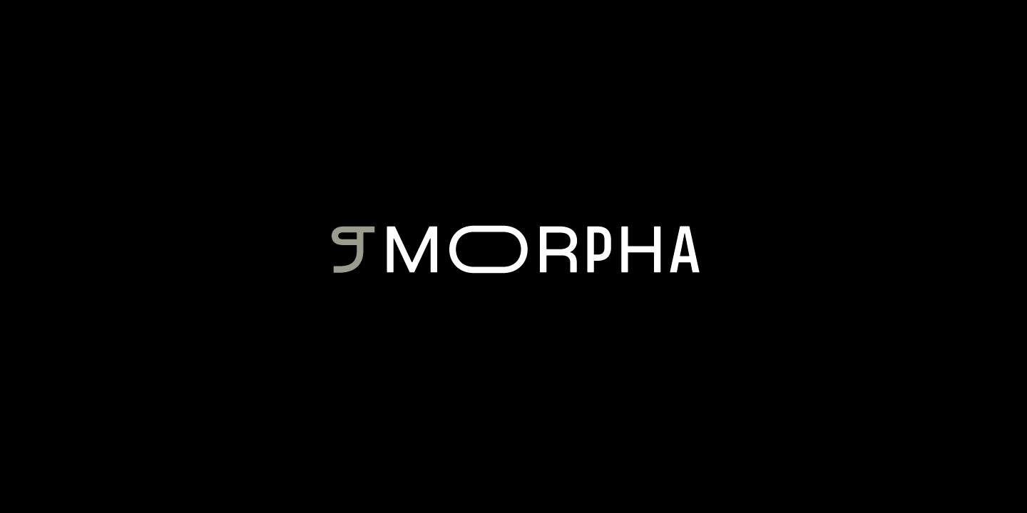 Ejemplo de fuente Morpha Regular
