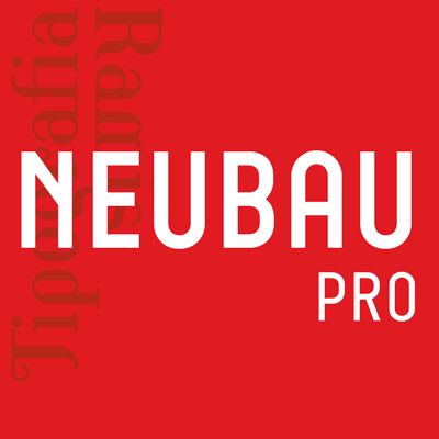 Ejemplo de fuente Neubau Pro Regular