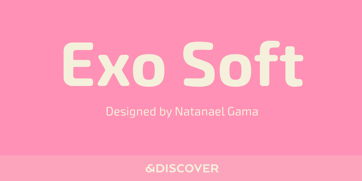 Ejemplo de fuente Exo Soft Extra Bold
