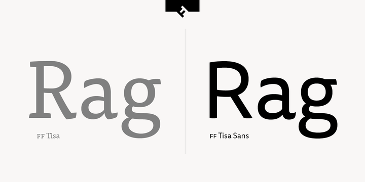 Ejemplo de fuente FF Tisa Sans Pro Italic