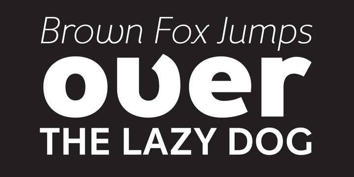 Ejemplo de fuente Fox Grotesque Pro ExtraBold Italic