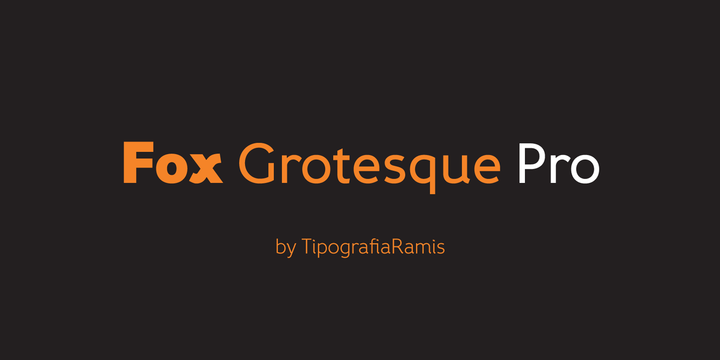 Ejemplo de fuente Fox Grotesque Pro ExtraBold Italic