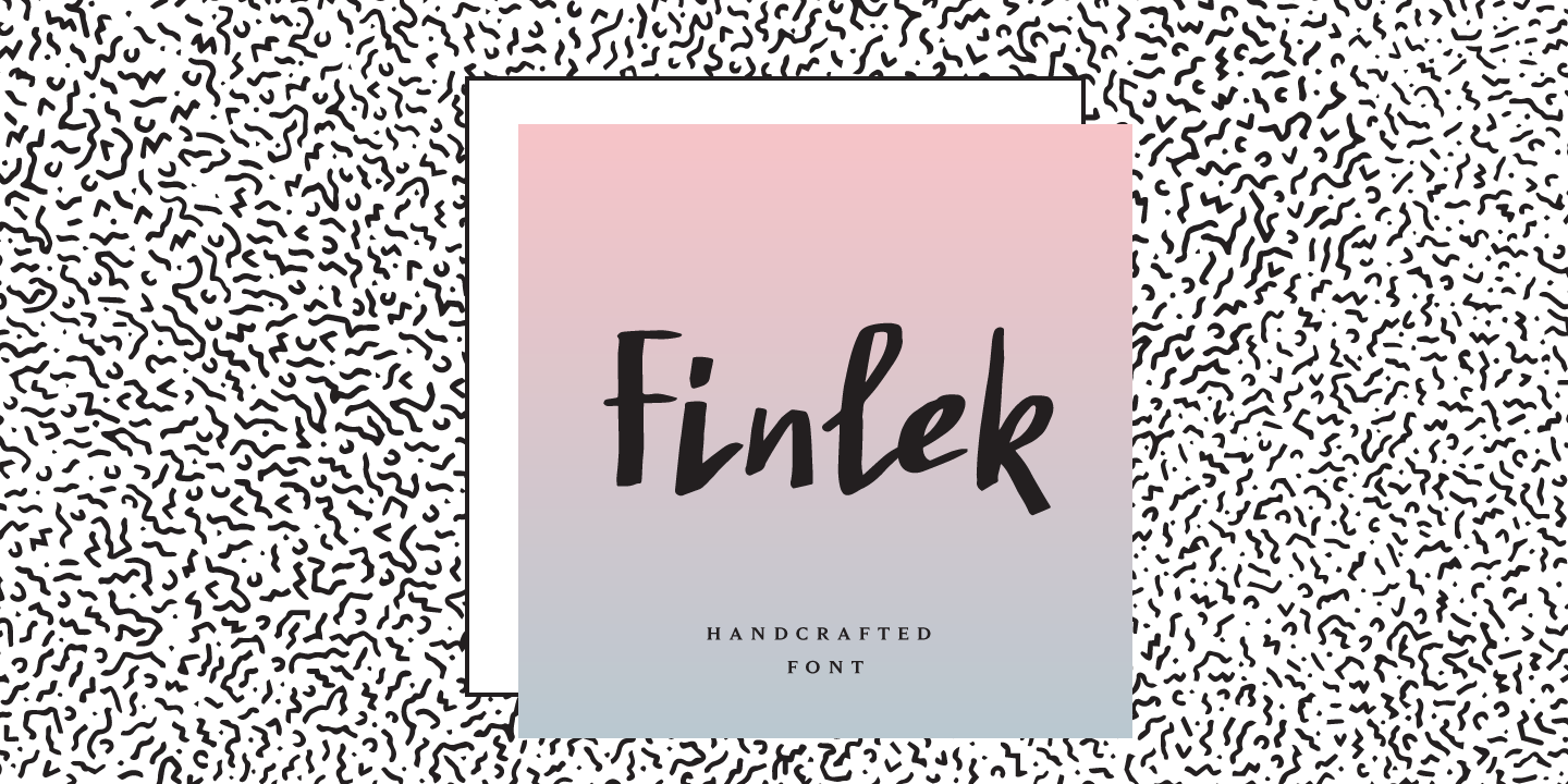 Ejemplo de fuente Finlek Regular
