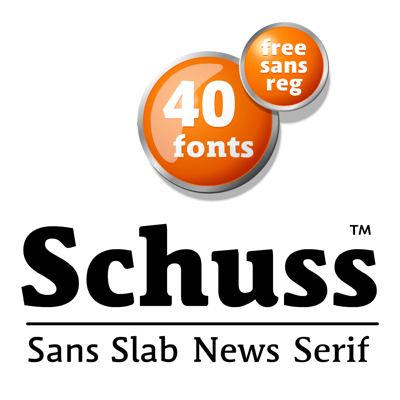 Ejemplo de fuente Schuss News Pro Medium Italic