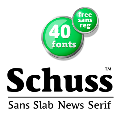 Ejemplo de fuente Schuss Serif Pro