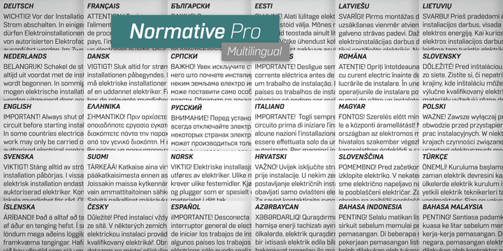 Ejemplo de fuente Normative Pro ExtraLight Italic