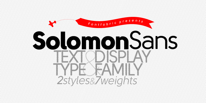 Ejemplo de fuente Solomon Sans Light Italic
