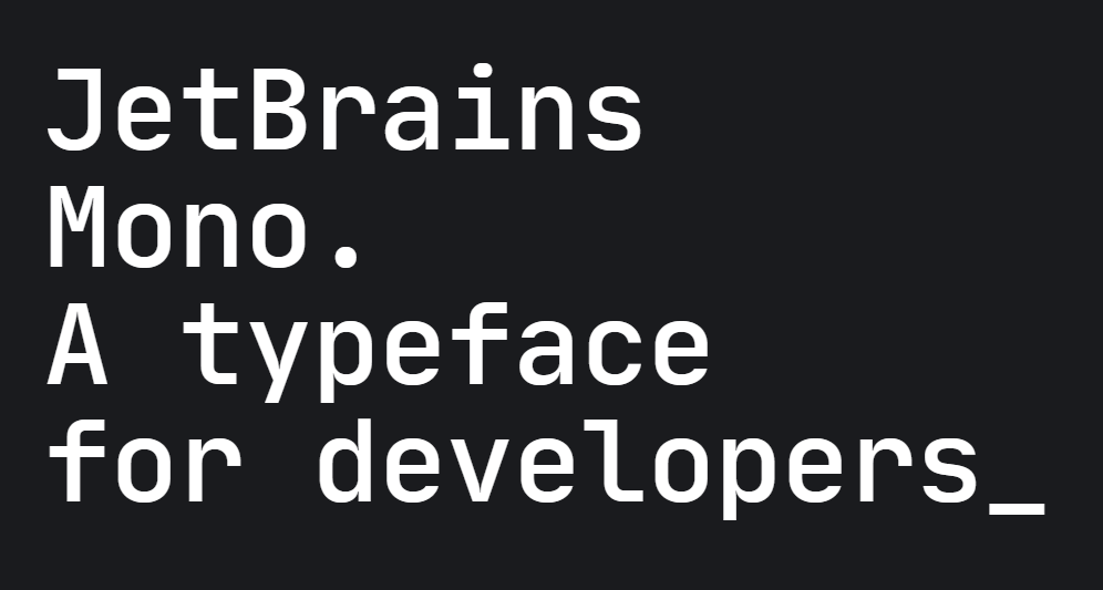 Ejemplo de fuente JetBrains Mono Bold Italic