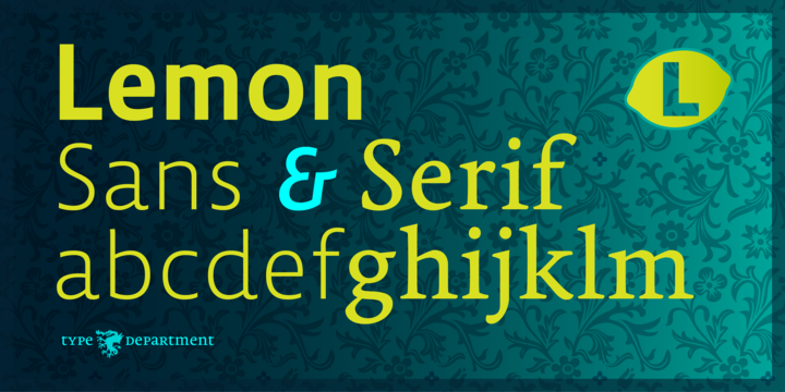 Ejemplo de fuente Lemon Sans Rounded Regular Italic