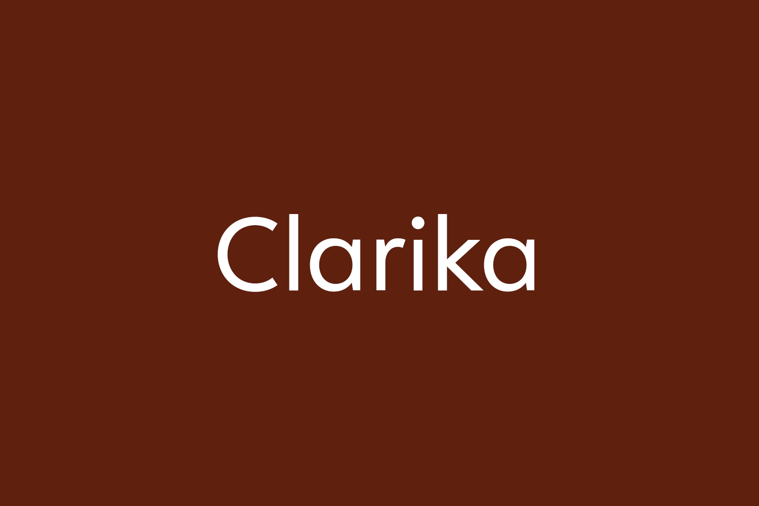 Ejemplo de fuente Clarika Pro
