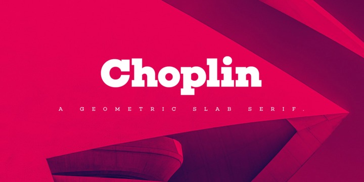 Ejemplo de fuente Choplin