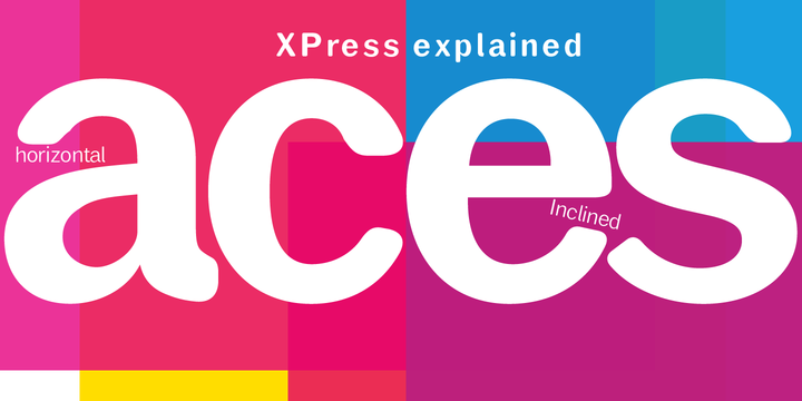 Ejemplo de fuente Xpress Rounded Extra Light Italic