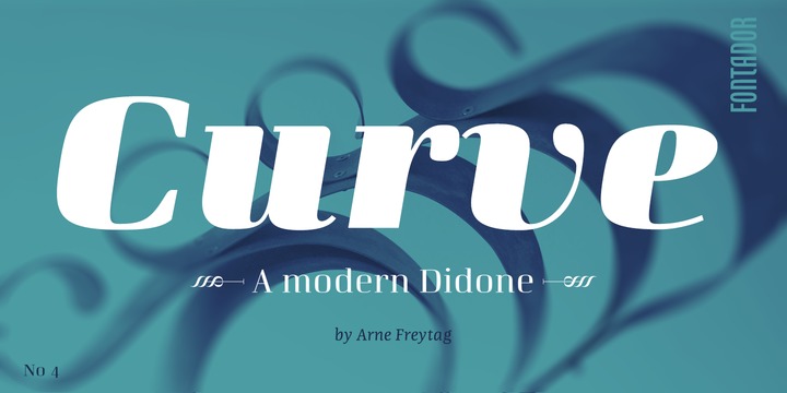 Ejemplo de fuente Curve Ultra Bold Italic