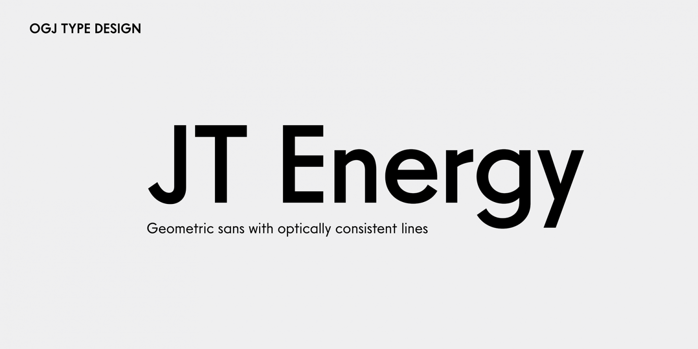 Ejemplo de fuente JT Energy Regular