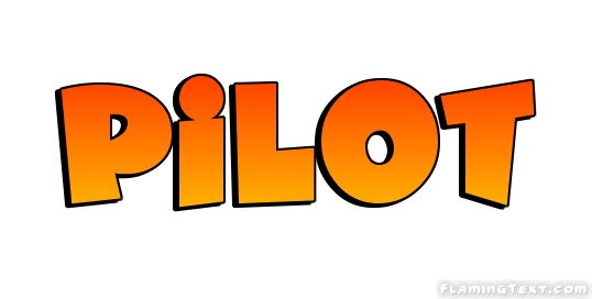 Ejemplo de fuente Pilot Bold Italic
