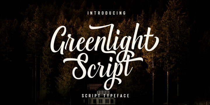 Ejemplo de fuente Greenlight Script