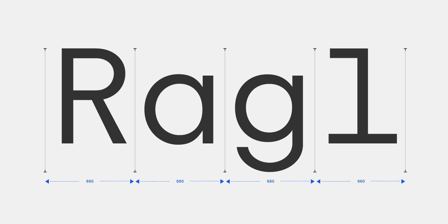 Ejemplo de fuente Rational TW Display Medium Italic