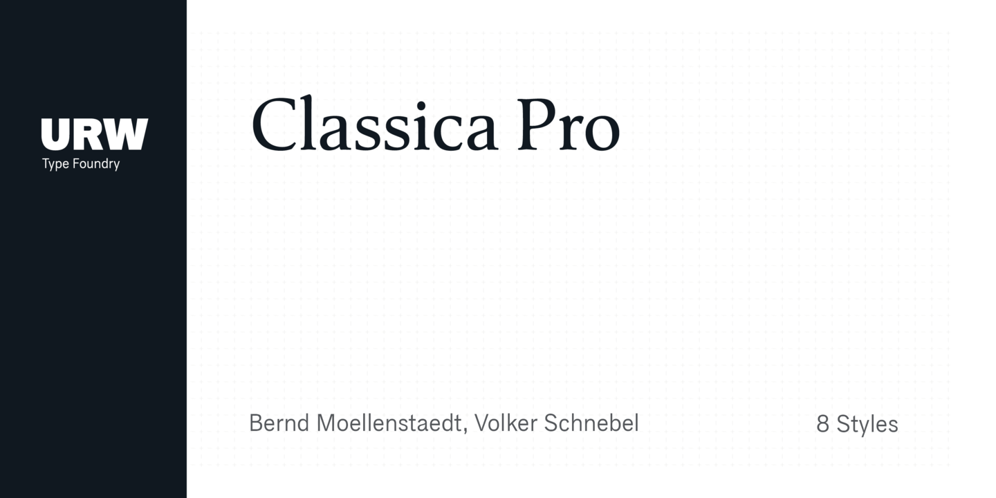Ejemplo de fuente Classica Pro Bold Italic