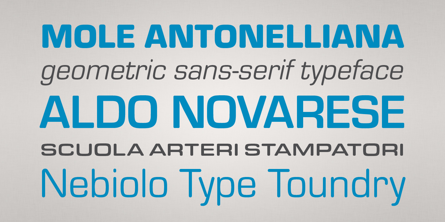 Ejemplo de fuente Eurostile Round Italic