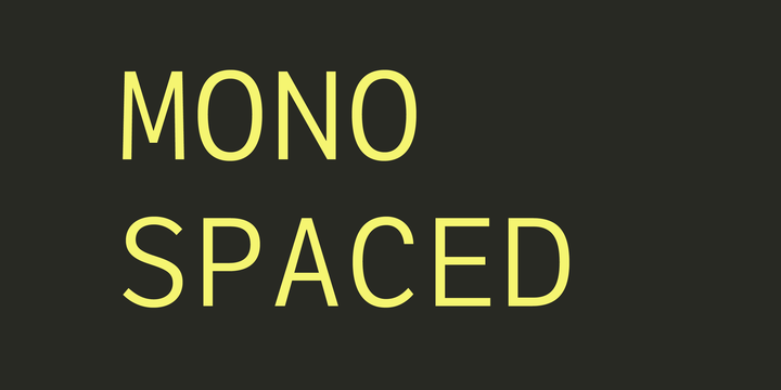 Ejemplo de fuente LFT Etica Mono SemiBold Italic