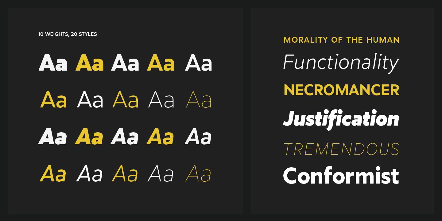 Ejemplo de fuente Marcher Alt Italic