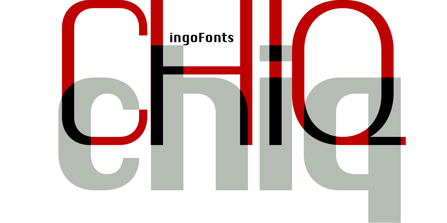 Ejemplo de fuente Chiq Pro Black Italic
