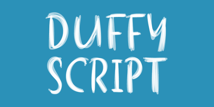 Ejemplo de fuente Duffy