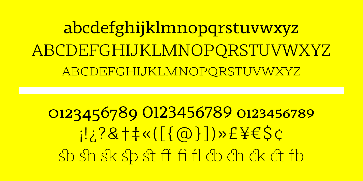 Ejemplo de fuente Scharf Medium Italic