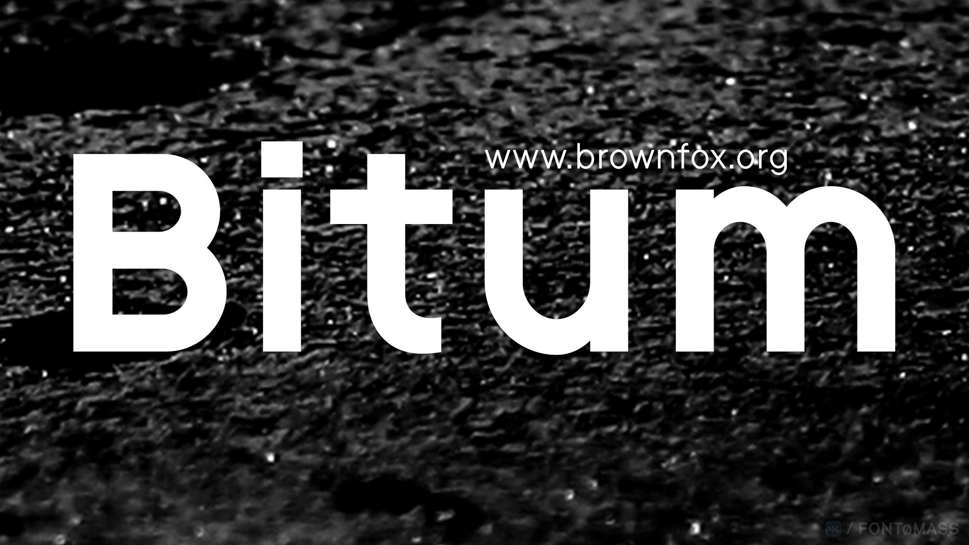 Ejemplo de fuente Bitum Bold Italic