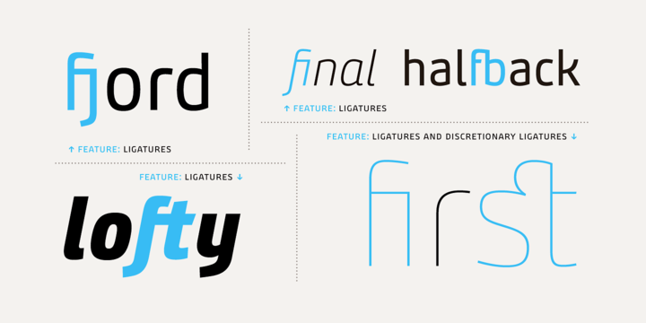 Ejemplo de fuente Bunday Clean Thin Italic