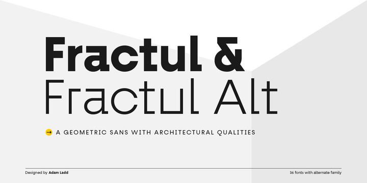 Ejemplo de fuente Fractul Alt Extra Bold Italic