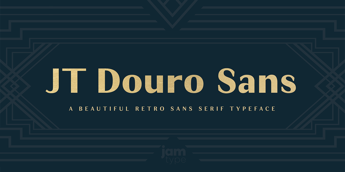 Ejemplo de fuente JT Douro-Sans Regular