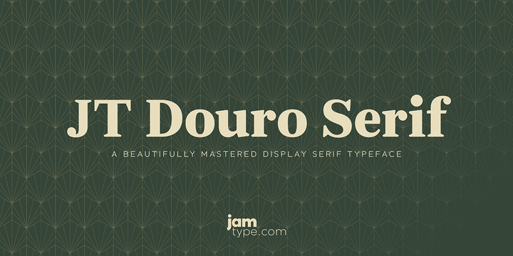 Ejemplo de fuente JT Douro Serif