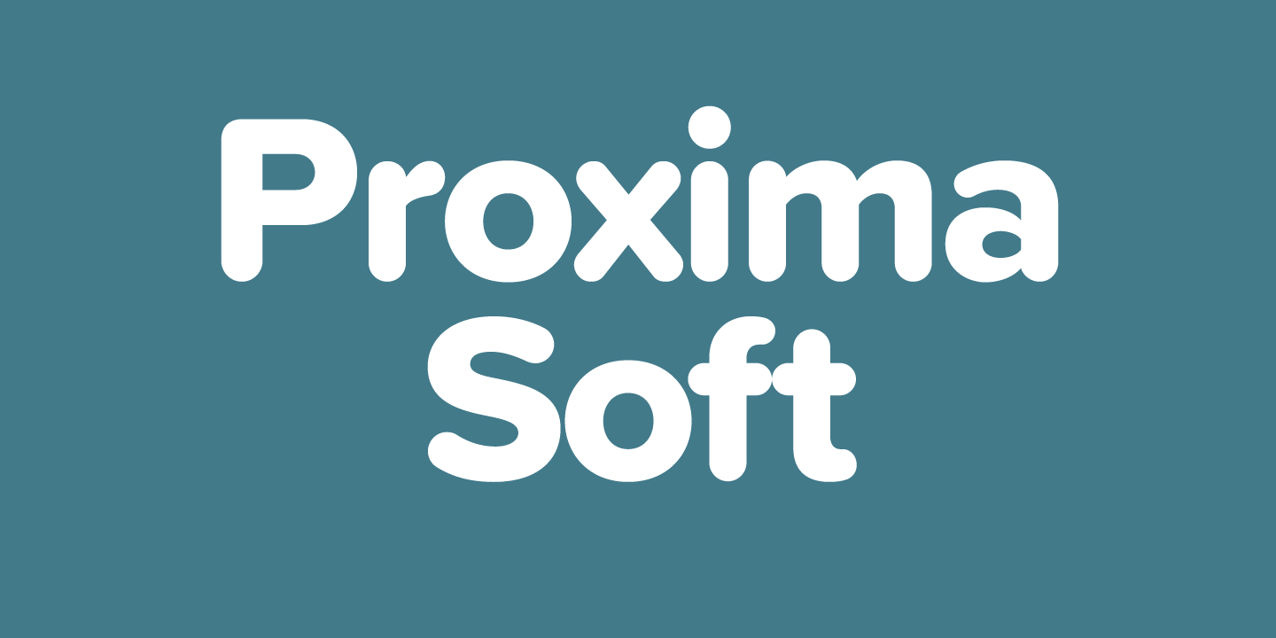 Ejemplo de fuente Proxima Soft