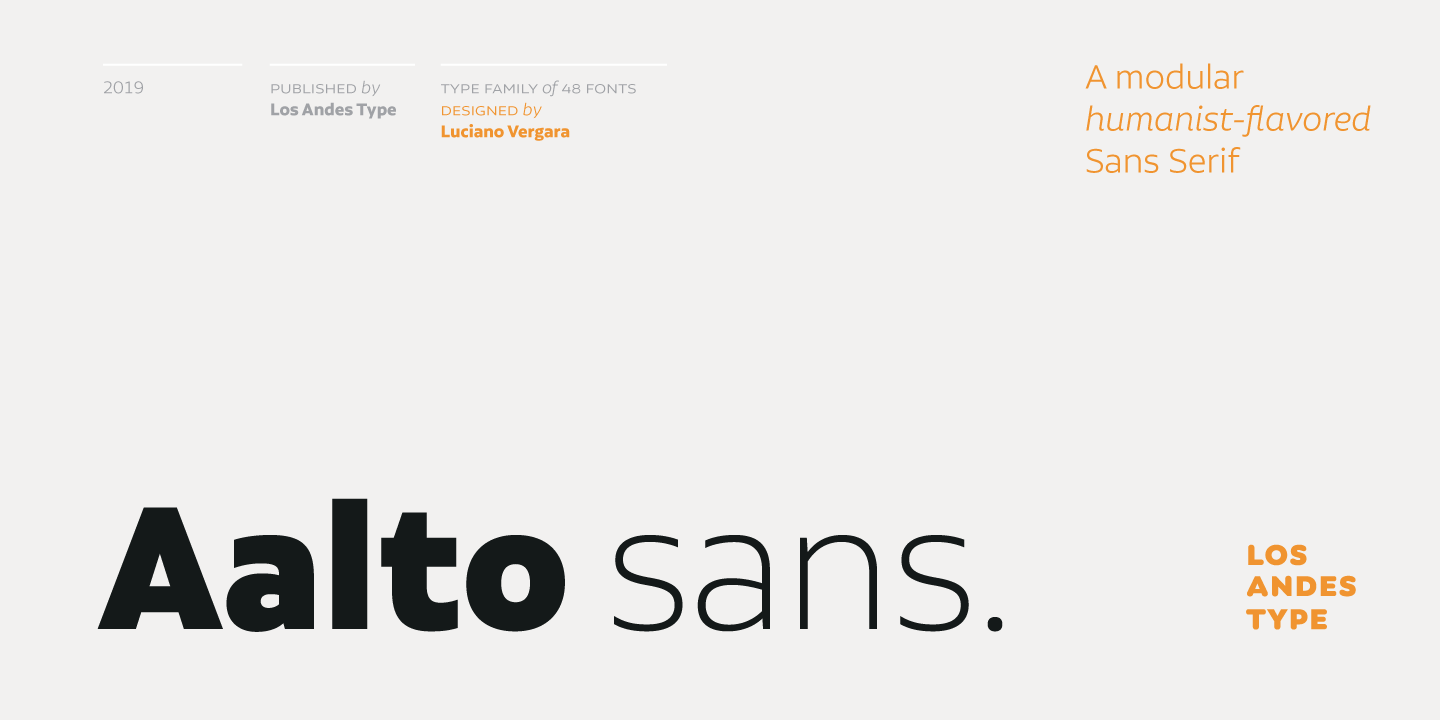 Ejemplo de fuente Aalto Sans Essential Ultra Light Italic