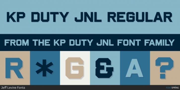 Ejemplo de fuente KP Duty JNL Regular