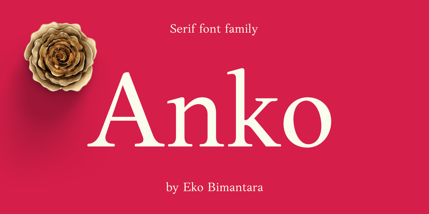 Ejemplo de fuente Anko