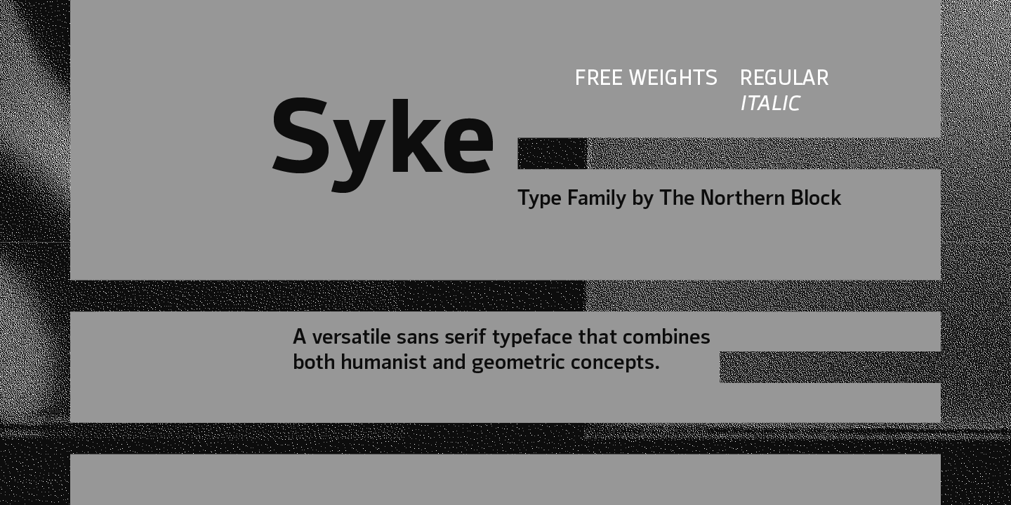 Ejemplo de fuente Syke Extra Bold Italic