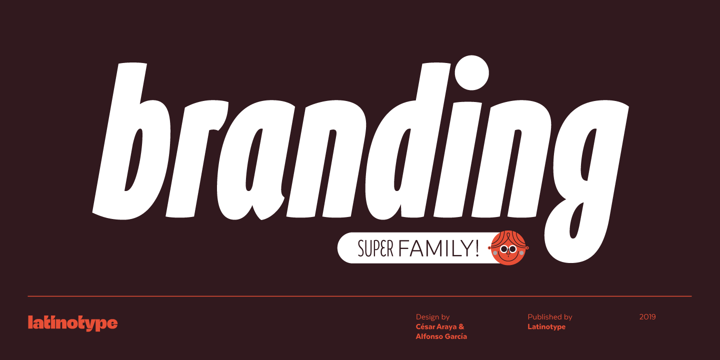 Ejemplo de fuente Branding SF Bold Italic