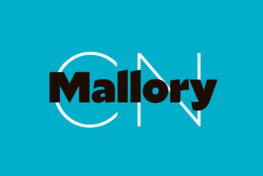 Ejemplo de fuente Mallory Bold Italic