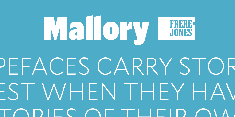Ejemplo de fuente Mallory Micro Plus Narrow Bold