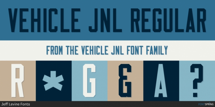 Ejemplo de fuente Vehicle JNL Regular