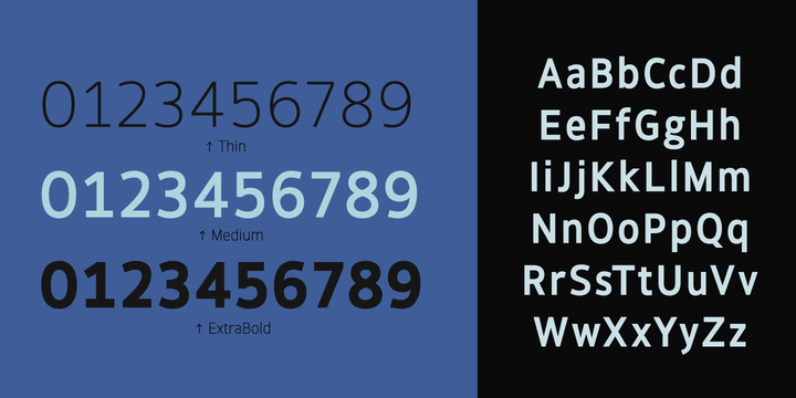 Ejemplo de fuente Hoxton North Bold Italic